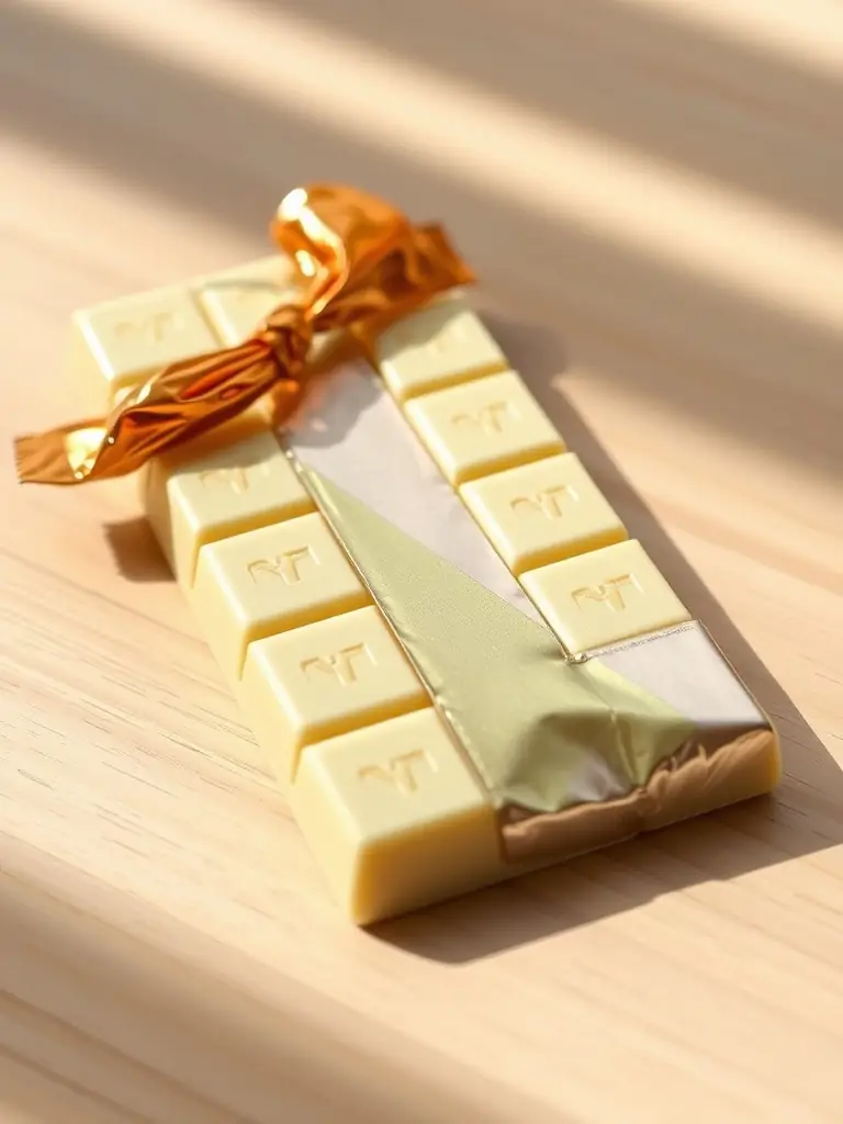 Close-up shot of a Dark Chocolate Bliss bar, highlighting its rich, dark color and smooth texture. The bar is partially unwrapped to reveal the psilocybin-infused chocolate inside.