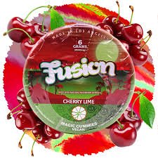 Fusion Cherry Lime Magic Gummies – tangy cherry and zesty lime flavors packed into chewy, vibrant gummies for a bold and refreshing experience."